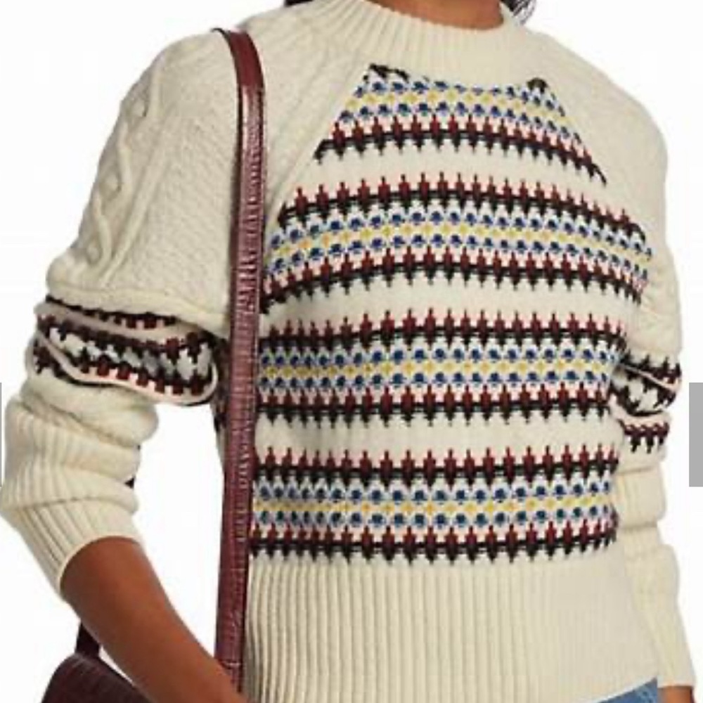 Veronica Beard Sise XS Merino Wool Sweater